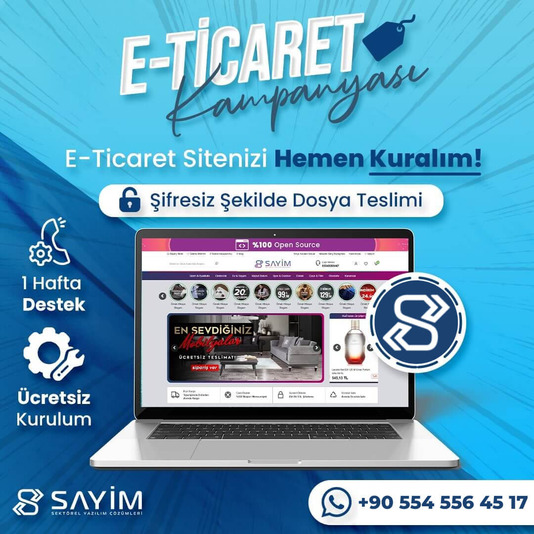 E-Ticaret Yazılımı v3